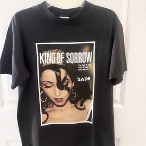 Vintage 2001 Sade 'King of Sorrow' Tee Shirt